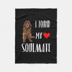Ik vond mijn Soulmate Newfoundland Hondenliefhebbe Fleece Deken