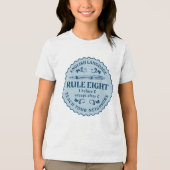 Ik voor E behalve na C Rule Funny Tri-Blend Shirt (Voorkant)