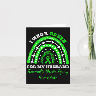 Ik Voor Groene Man Regenboog Tbi Bewustzijn Kaart