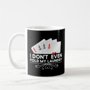 Ik vouw zelfs mijn Laundry Kaart Game Lover Gift n Koffiemok