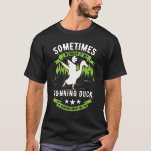 Ik vraag me af of m'n slopende dronk me niet aan. t-shirt