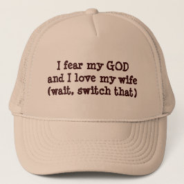 Ik vrees dat GOD/Love Wife Switch dat Trucker Pet