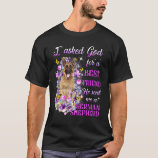 Ik Vroeg God Om Een Beste Vriend Hij Stuurde Me Mi T-shirt