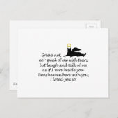 IK VROEG JE DUS BRIEFKAART (Voorkant / Achterkant)