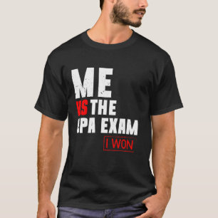 Ik vs de CPA-examen accountant adviseur T-shirt