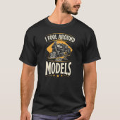 Ik vul rond met modellen modeltreinverzamelaar t-shirt (Voorkant)