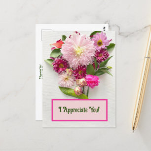 Ik waardeer je! briefkaart