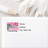 Ik wacht op borstkanker etiket (Insitu)