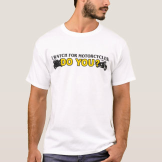 Ik wacht op motorfietsen t-shirt
