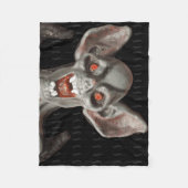 Ik wacht wel. . . fleece deken (Voorkant)