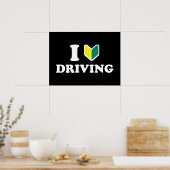 Ik Wakaba [Hart/Liefde] Rijdend Poster (Keuken)