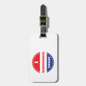 Ik wakeboardbeek vandaag bagagelabel (Voorkant verticaal)