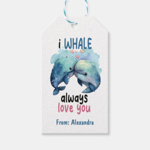 Ik walg altijd van je leuke Valentijn pun Cadeaulabel