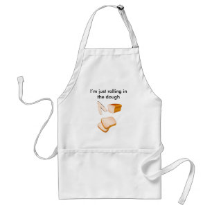 Ik wals gewoon in het deeg apron standaard schort