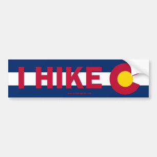 Ik Wandel Colorado Bumpersticker