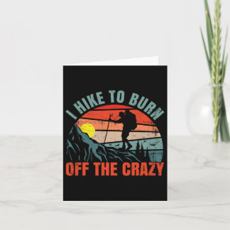 Ik wandel om de gekke grappige bergwandeling af te kaart