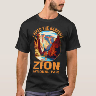 Ik wandelde door The Narrows Zion National Park Wa T-shirt