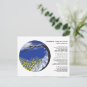 Ik wandelde Eenzaam als Briefkaart van Mandala van (Staand voorkant)