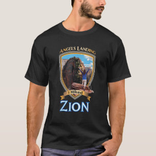 Ik wandelde Zion Angels Landing Utah Park avontuur T-shirt