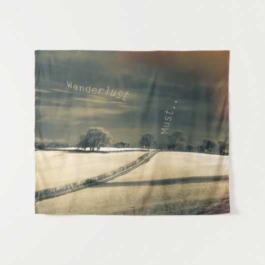 Ik wander omdat... wandkleed (Voorkant (horizontaal))