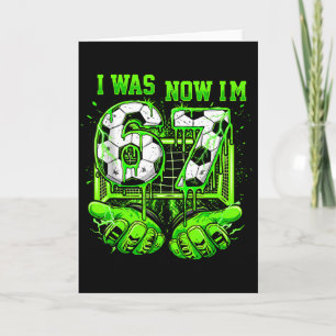 Ik Was 6 Nu Ben Ik 7 Jaar Oude Voetbal Grappige 7e Kaart