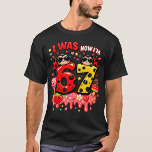 Ik Was 6 Nu Ben Ik 7 Lieveheersbeestje Liefhebber T-shirt