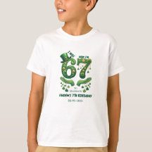 Ik Was 6 Nu Ben Ik 7 St. Patrick's Day Jongen Verj