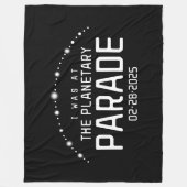 Ik was bij de Planetaire Parade op 28 februari 202 Fleece Deken (Voorkant)