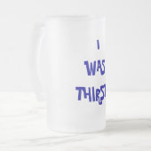 IK WAS DERDERSTAND MATGLAS BIERPUL (Voorkant links)