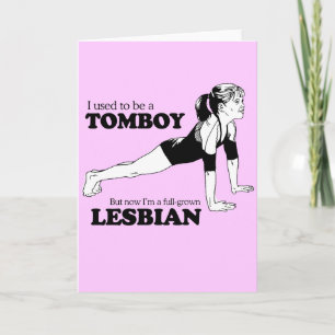 IK WAS EEN TOMBOY KAART