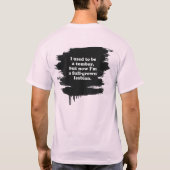 Ik was een tomboy t-shirt (Achterkant)