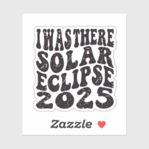 Ik was er bij de Zonsverduistering 2025 Sticker