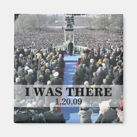 Ik was erbij: de inauguratie van President Obama Magneet (Voorkant)