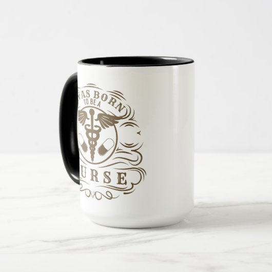 Ik was geboren als verpleegster mok (Voorkant links)