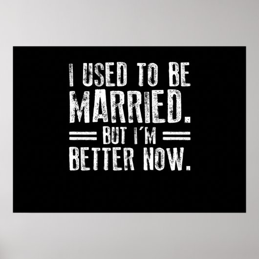 Ik was getrouwd, maar ik ben nu beter poster (Voorkant)