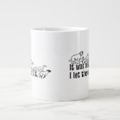 Ik was het - ik liet de honden grappig uit extra grote beker (Voorkant)