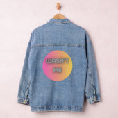 Ik was het niet denim jacket (Hangar)