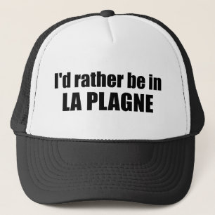 Ik was liever in La Plagne Frankrijk Trucker Pet