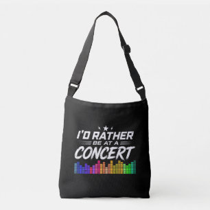 Ik Was Liever Op Een Concert Grappige Muziekfan Crossbody Tas