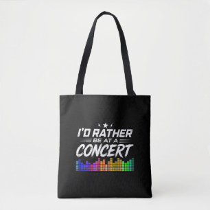 Ik Was Liever Op Een Concert Grappige Muziekfan Draagtas