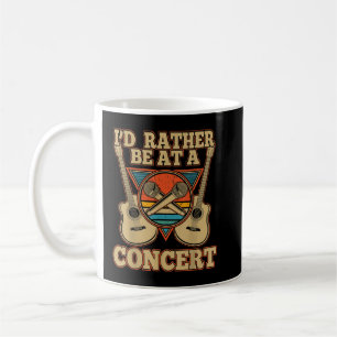 Ik was liever op een concert Vintage akoestische g Koffiemok