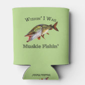 Ik was Muskie Fishin Blikjeskoeler (Achterkant)