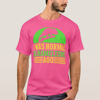 Ik was normaal 2 kameleons geleden kameleon t-shirt