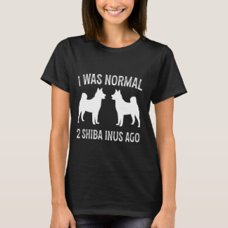 Ik was normaal 2 Shiba Inus geleden Classic Shiba  T-shirt