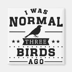 Ik was normaal drie vogels geleden magneet