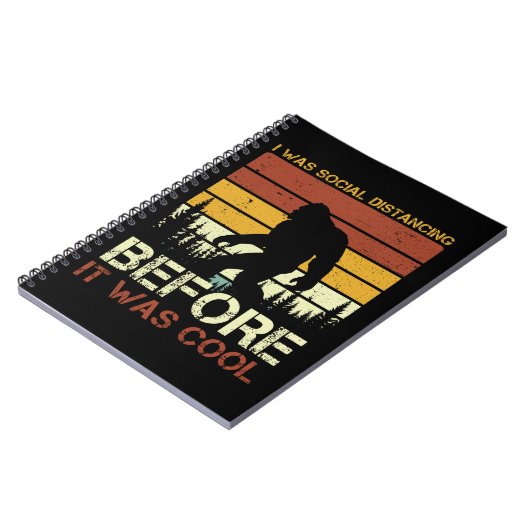 Ik was sociaal verbijsterd voor het cool grappigte notitieboek (Linkerzijde)