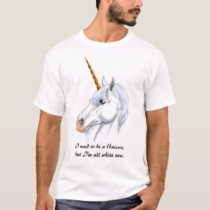 Ik was vroeger een Unicorn T-shirt