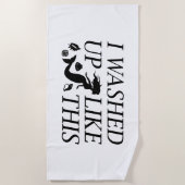 Ik was zo wakker strandlaken (Voorkant)