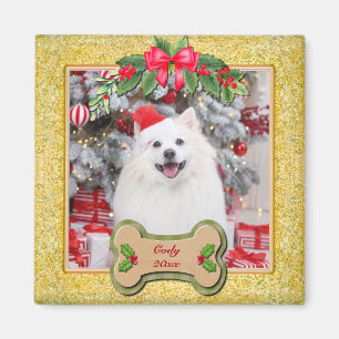 Ik Wauw Je Een Prettig Kerstfeest Persoonlijk Hond Magneet