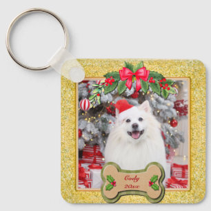 Ik Wauw Je Een Prettig Kerstfeest Persoonlijk Hond Sleutelhanger